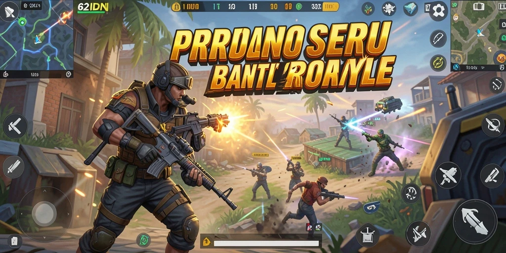 Tampilan gameplay intens di 62IDN saat bertarung di pulau.