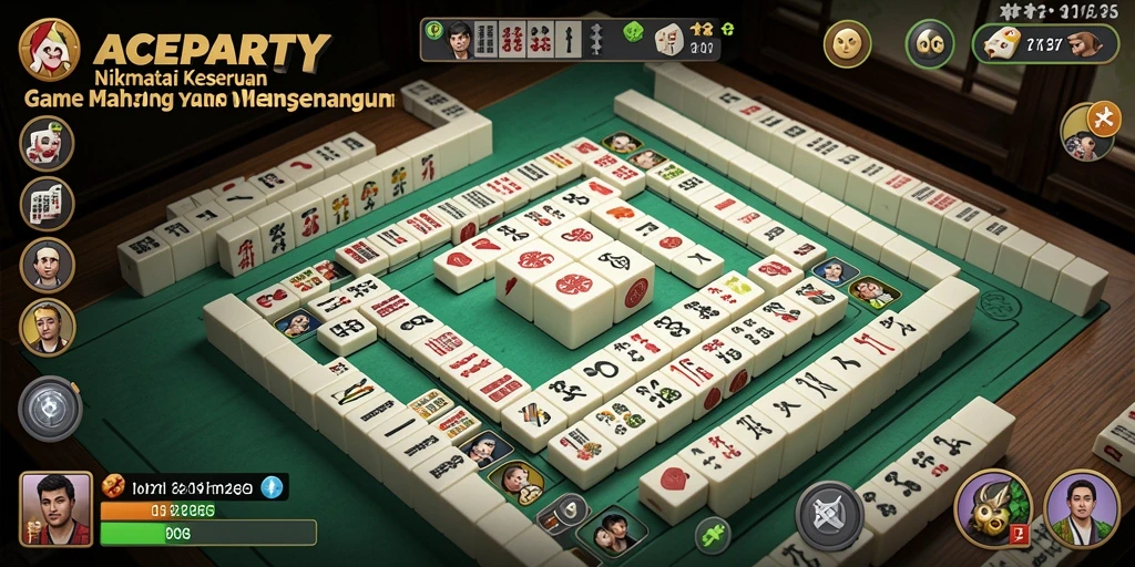 Tampilan dari gameplay ACEPARTY yang menarik dan interaktif.