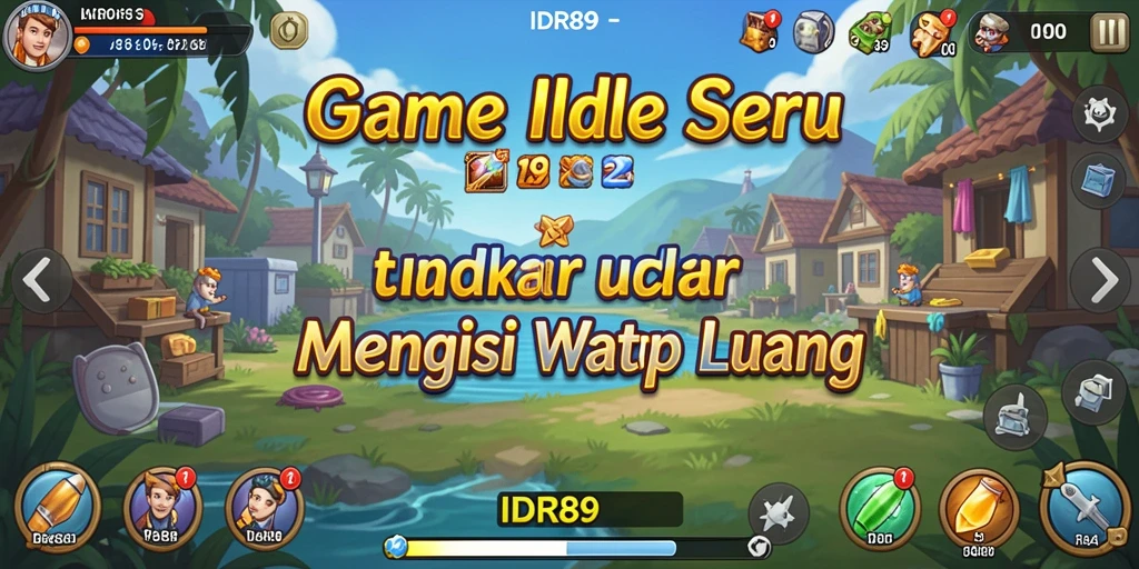 Tampilan gameplay menarik dari IDR89 yang menyajikan pengalaman Idle seru.