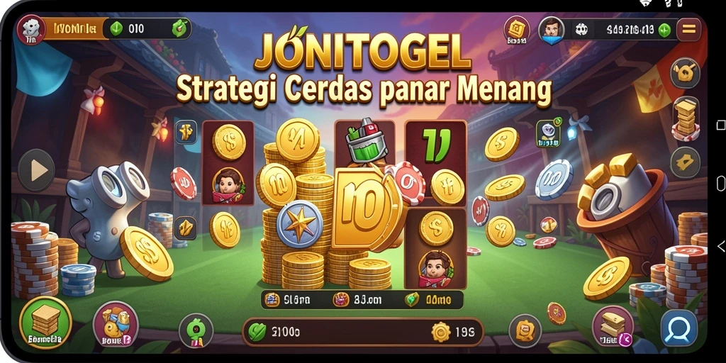 Tangkapan layar menunjukkan aksi intens permainan strategi JONITOGEL.