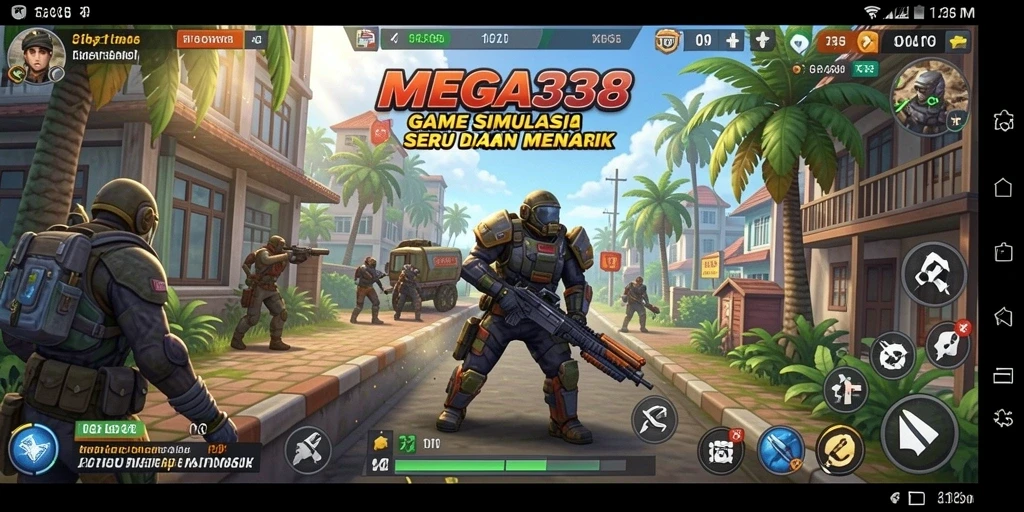 Tampilan gameplay MEGA338 yang realistis dan menarik.