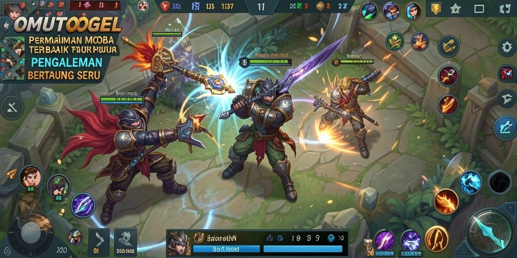Tampilan menarik dari gameplay seru OMUTOGEL.