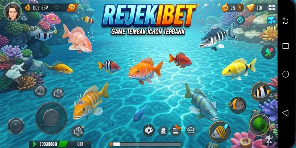 Screenshot gameplay Tembak Ikan yang mendebarkan.